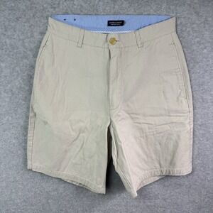 Southern Marsh Shorts Mens 28 Khaki Performance Flat Front Pockets Preppy